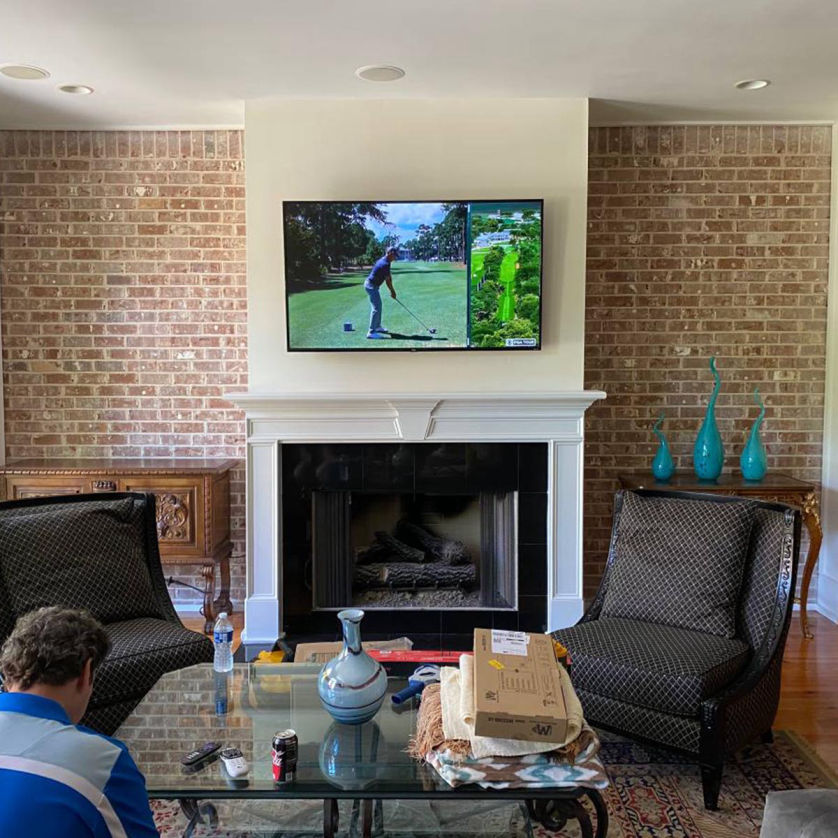 Professional TV mounting service completed in Milwaukee Wisconsin